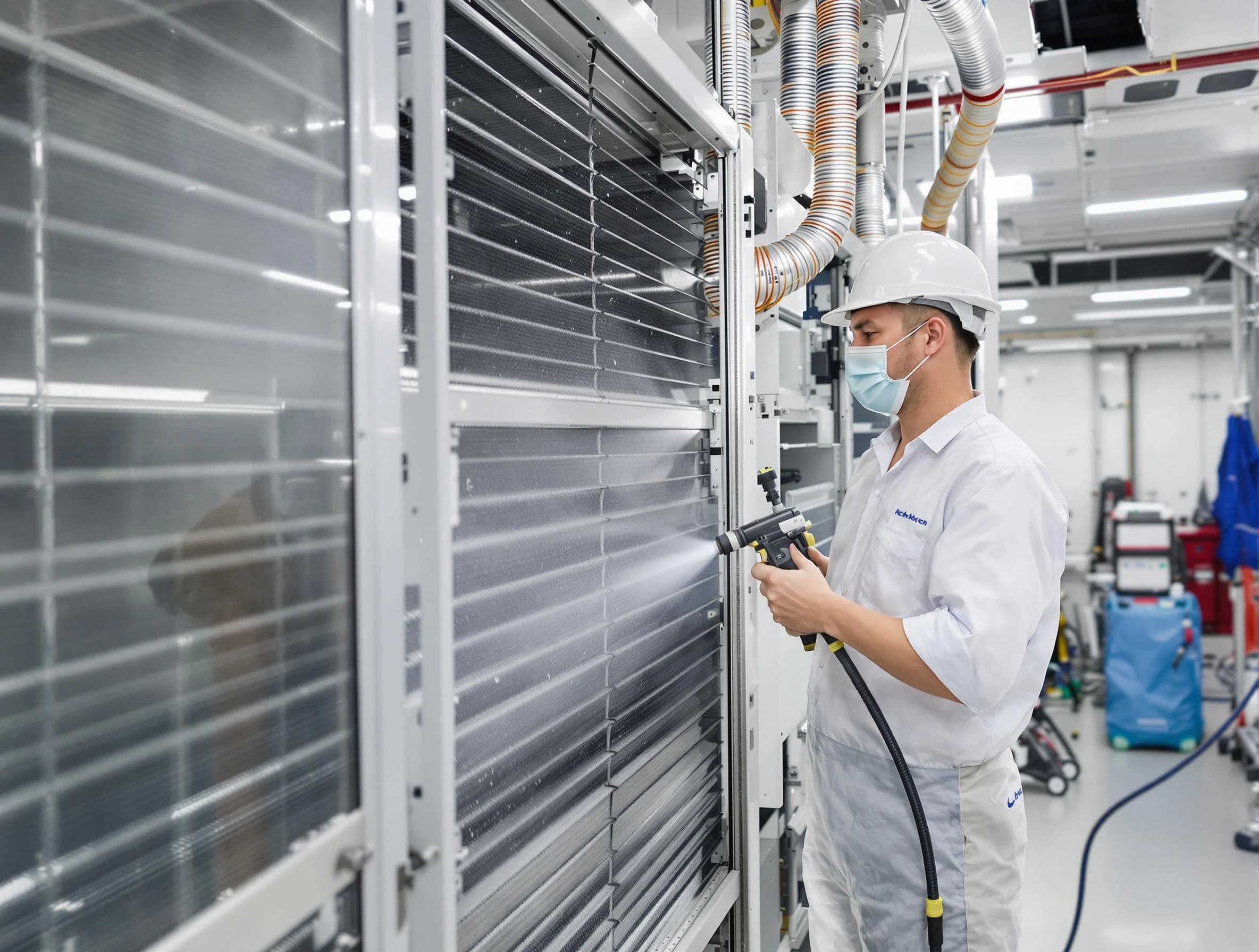 Professional AC coil cleaning by Hiram Air Duct Cleaning in Hiram