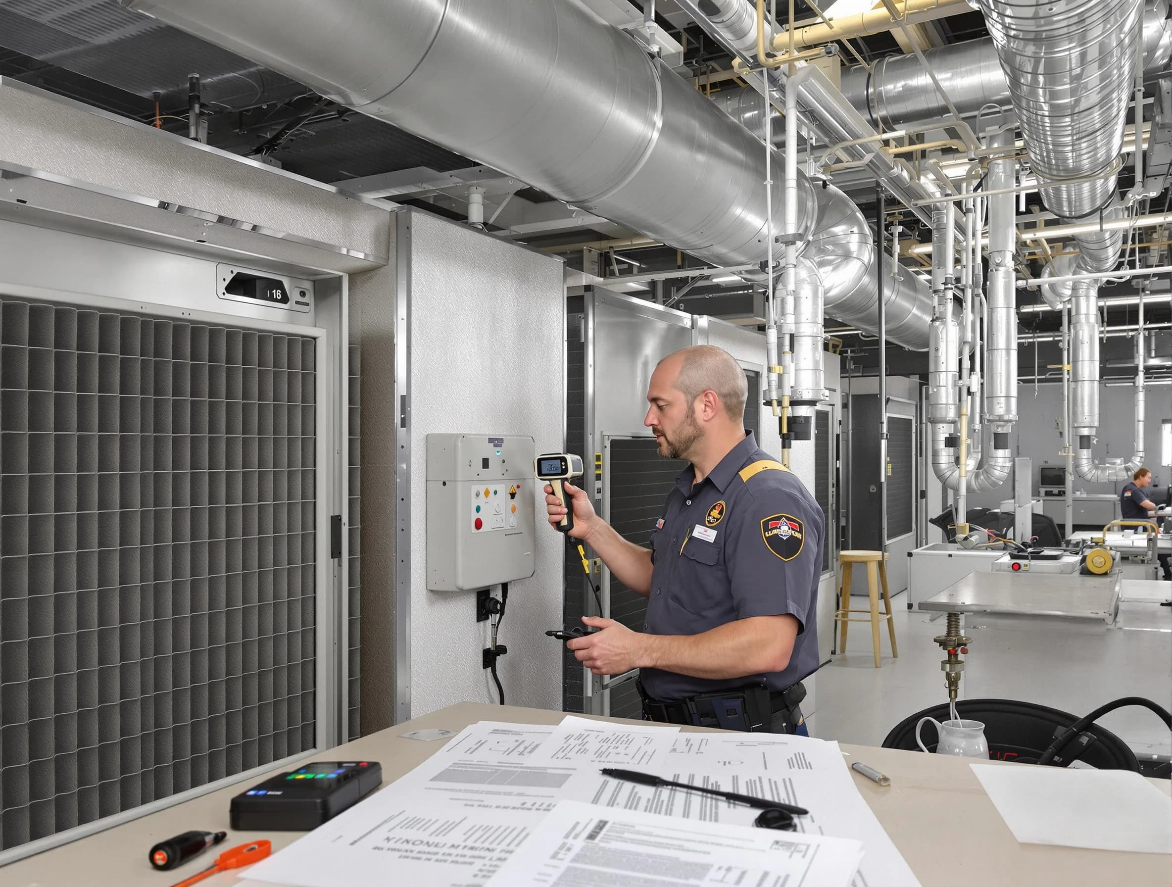 Professional filter system inspection by Hiram Air Duct Cleaning in Hiram