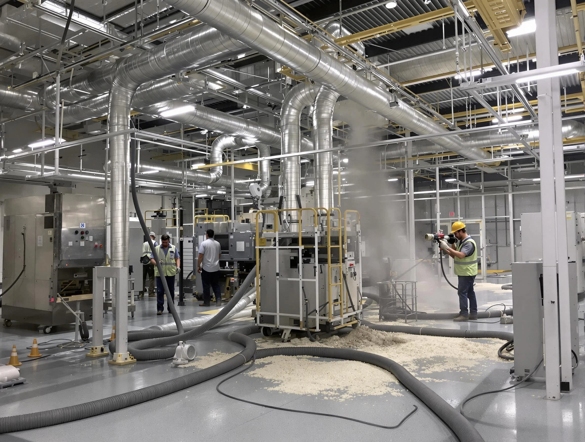 Heavy-duty industrial duct cleaning by Hiram Air Duct Cleaning in Hiram