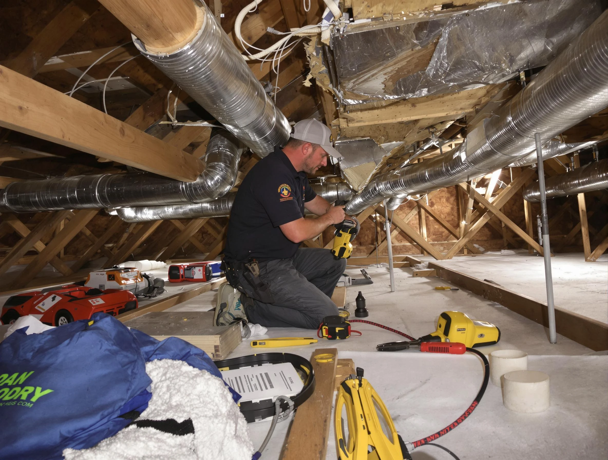 Professional air duct repair by Hiram Air Duct Cleaning in Hiram