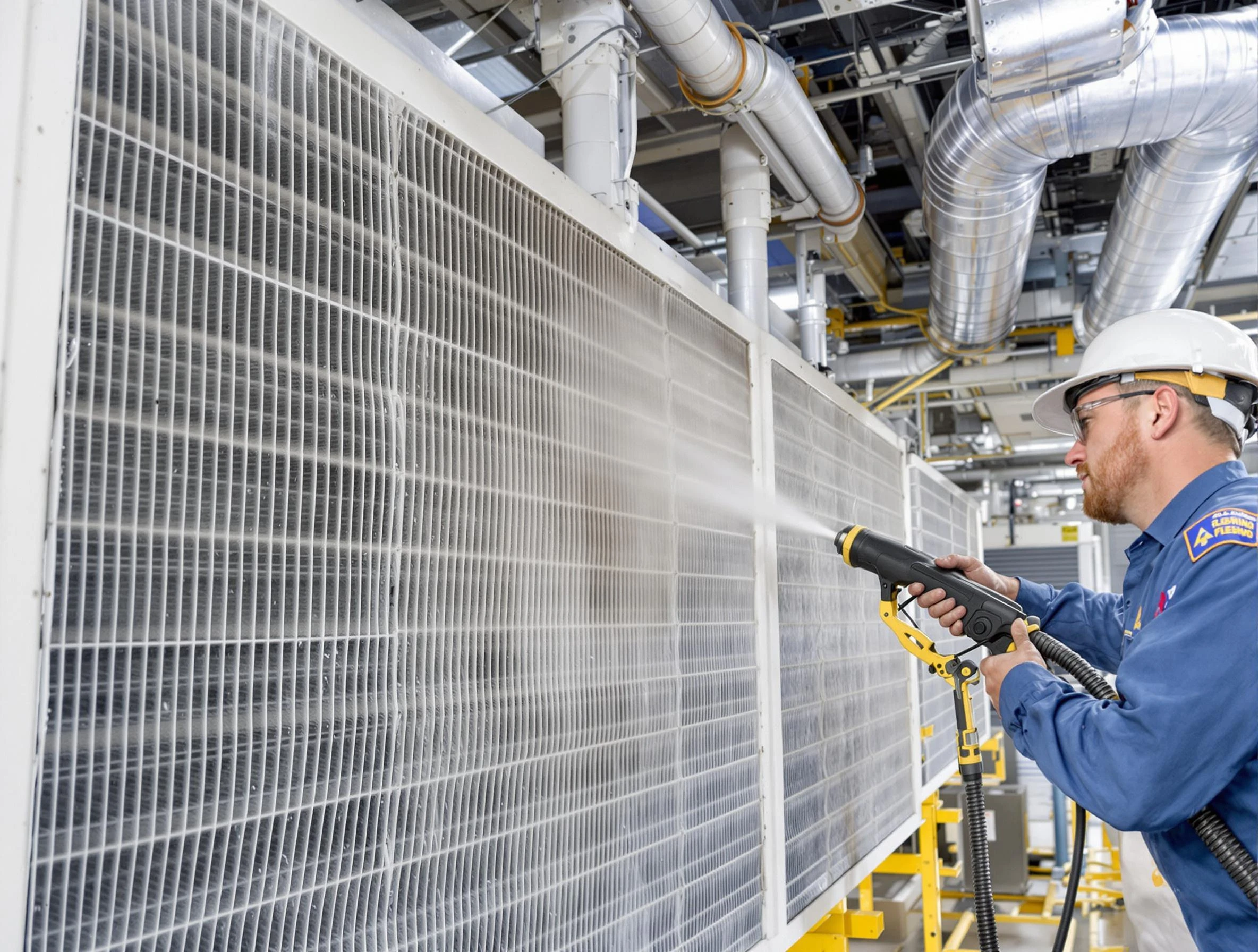 Professional commercial coil cleaning by Hiram Air Duct Cleaning in Hiram