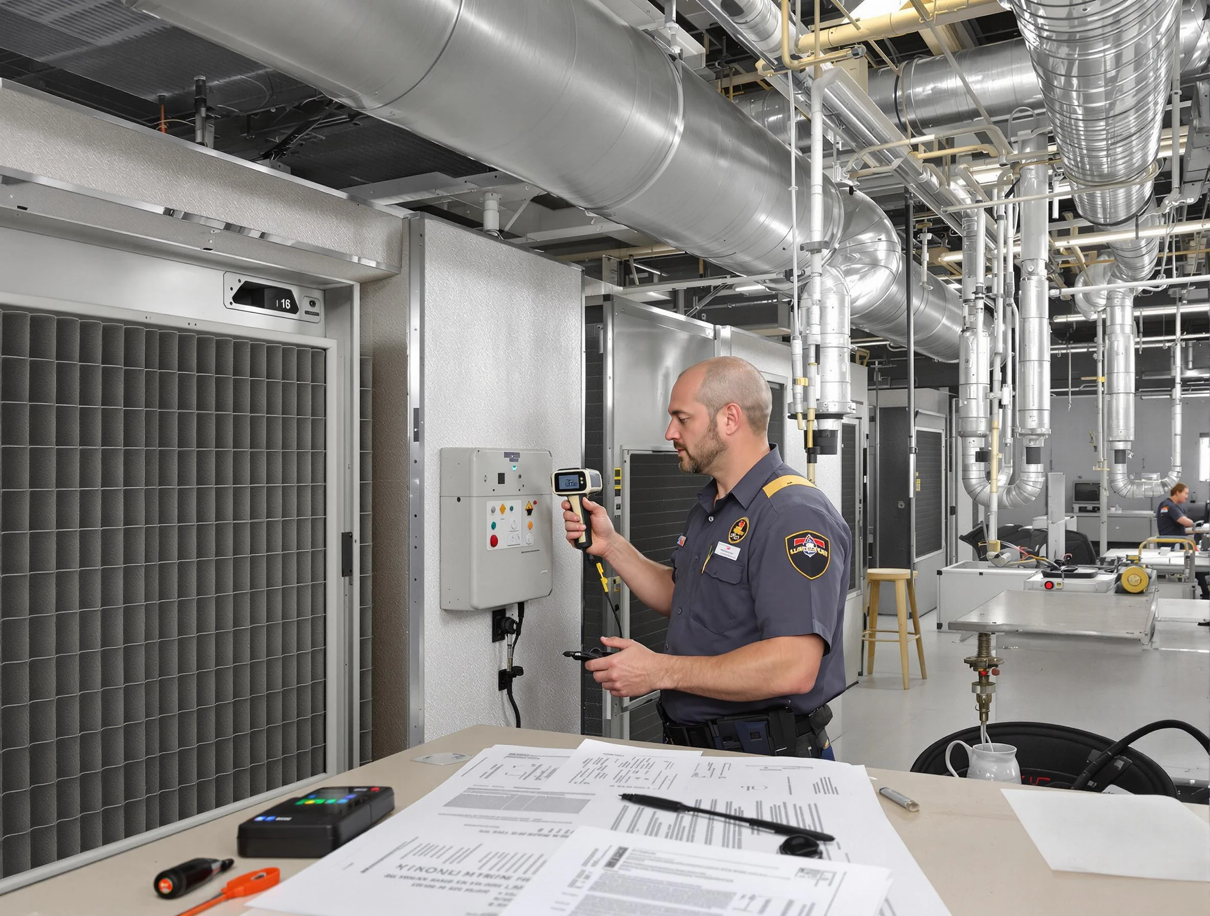 Professional filter system inspection by Hiram Air Duct Cleaning in Hiram