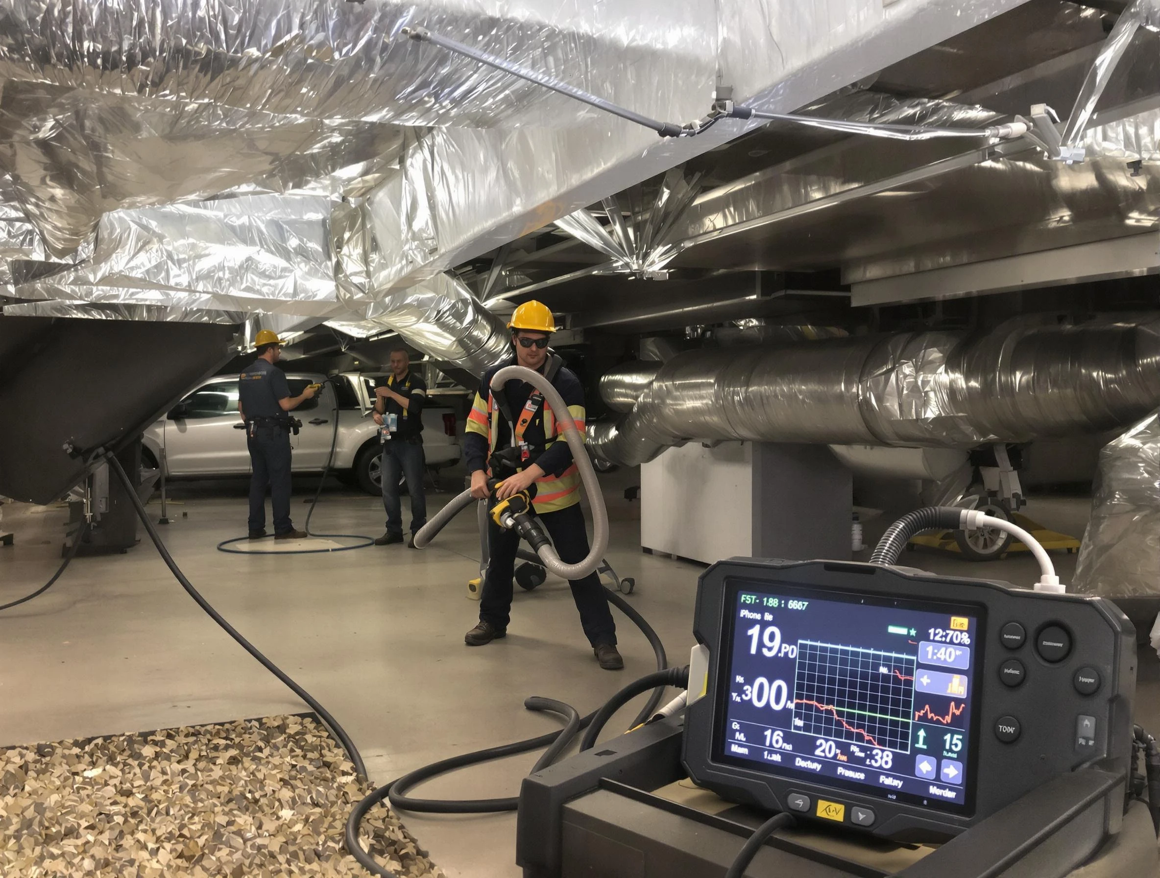 Professional negative pressure duct cleaning by Hiram Air Duct Cleaning in Hiram